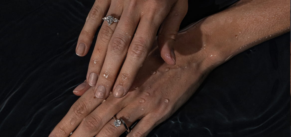 Diamond engagement ring. A tradition that became a symbol of love